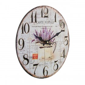 Orologio da Parete Alexandra House Living Marrone Legno Ø 34 cm