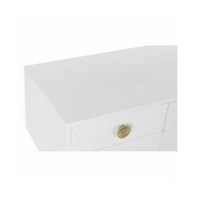 Mobile TV DKD Home Decor Bianco Dorato Abete Legno MDF 120 x 42 x 54 cm