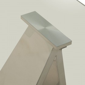 Tavolo aggiuntivo Alexandra House Living Grigio Trasparente 55 x 55 x 55 cm