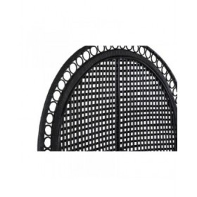 Poltrona da giardino DKD Home Decor Bianco Nero 96 x 66 x 145 cm 96 x 66 x 140 cm