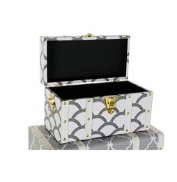 Set di vasi da fiori Alexandra House Living Oro Metallo 5 Pezzi