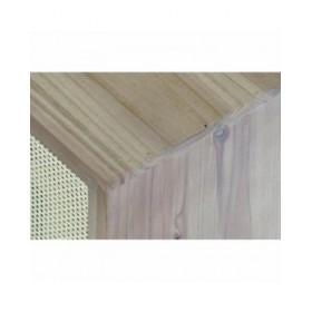 Mobile TV DKD Home Decor Marrone 140 x 38 x 53 cm Abete Naturale Rattan