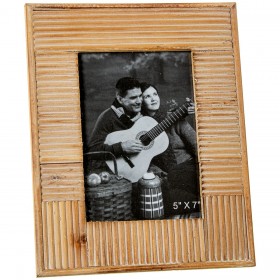 Cornice Portafoto Alexandra House Living Marrone Legno 20 x 25 x 2 cm