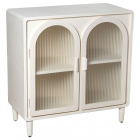 Credenza Alexandra House Living Bianco Legno 80 x 83 x 38 cm