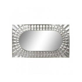 Specchio da parete DKD Home Decor Argentato Moderno 154 x 4 x 92 cm