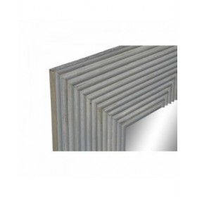 Specchio da parete DKD Home Decor Grigio 121 x 4 x 121 cm