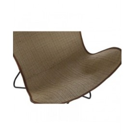 Sedia DKD Home Decor Metallo Rattan (74 x 78 x 92 cm)