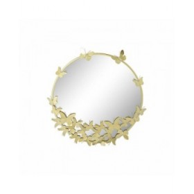 Tavolo aggiuntivo DKD Home Decor Dorato Metallo Specchio 50 x 50 x 55 cm
