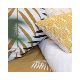 Copripiumino HappyFriday Blanc Foliage Multicolore 220 x 220 cm