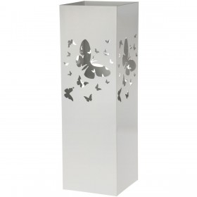 Portaombrelli Alexandra House Living Bianco Farfalle 19 x 49 x 19 cm