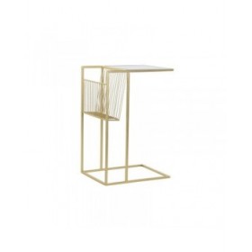 Portariviste DKD Home Decor Dorato Metallo Specchio 48 x 35 x 71 cm