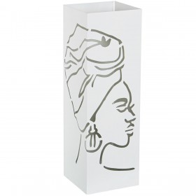 Portaombrelli Alexandra House Living Bianco Africana 16 x 49 x 16 cm