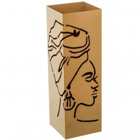 Portaombrelli Alexandra House Living Dorato Africana 16 x 49 x 16 cm