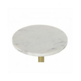 Tavolo aggiuntivo DKD Home Decor Dorato Metallo Marmo 27 x 27 x 62 cm