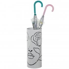 Portaombrelli Alexandra House Living Bianco Faccia 19 x 49 x 19 cm