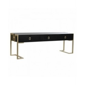 Tavolino da Caffè DKD Home Decor 150 x 36 x 48 cm Metallo Legno Alluminio