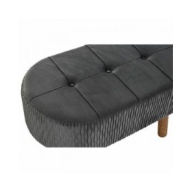 Panca DKD Home Decor   Grigio Naturale Grigio scuro Legno 80 x 46 x 38 cm