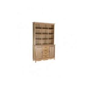 Credenza DKD Home Decor Naturale 124,5 x 39 x 201,8 cm Abete Alluminio Legno MDF