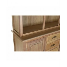Credenza DKD Home Decor Naturale 124,5 x 39 x 201,8 cm Abete Alluminio Legno MDF
