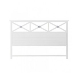 Testiera del Letto DKD Home Decor Azzurro Bianco Legno 180 x 6 x 120 cm