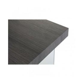 Scrivania DKD Home Decor Grigio Trasparente Cristallo Legno MDF 120 x 50 x 76 cm