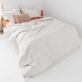 Copripiumino HappyFriday Beige Matrimoniale 240 x 220 cm