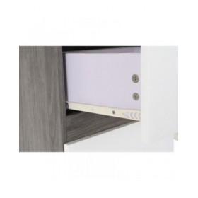 Scrivania DKD Home Decor Naturale Grigio Metallo MDF (150 x 120 x 75 cm)