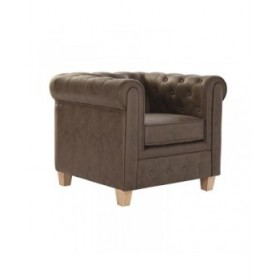 Poltrona DKD Home Decor 80 x 80 x 70 cm Legno Marrone scuro