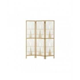 Paravento DKD Home Decor 136 x 2,5 x 180 cm Metallo Bambù 30 x 40 cm