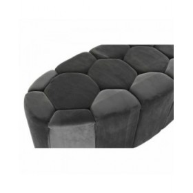 Panca DKD Home Decor Grigio Legno MDF 125 x 53 x 46,5 cm