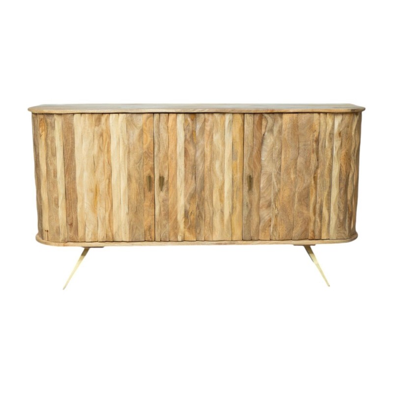 Credenza Romimex Dorato Naturale Legno 152 x 83 x 40 cm
