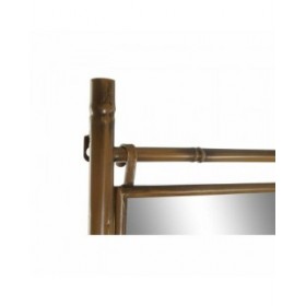 Portasciugamani da Terra DKD Home Decor Specchio Metallo Senape (55 x 3 x 190 cm)