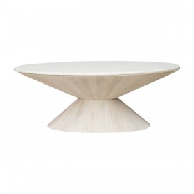 Tavolo aggiuntivo Romimex Bianco Dorato 122 x 45 x 69 cm Conica