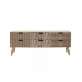 Mobile TV DKD Home Decor Abete Marrone Legno MDF 120 x 40 x 47 cm