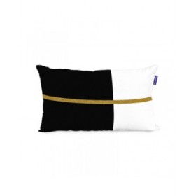 Fodera per cuscino HappyFriday Blanc Golden dots Multicolore 2 Pezzi
