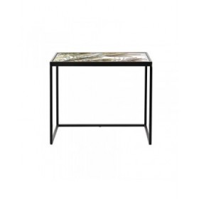 Set di 3 tavoli DKD Home Decor Nero Verde Dorato 60 x 40 x 50 cm