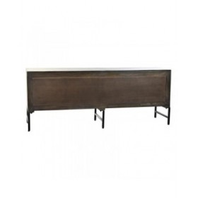 Credenza DKD Home Decor Marrone Rattan Legno di mango (155 x 40 x 61,5 cm)