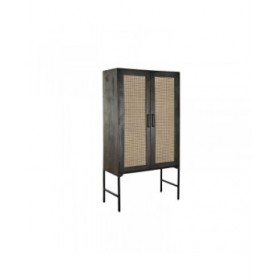 Credenza DKD Home Decor Legno Legno di mango Marrone Nero 85 x 40 x 162,5 cm