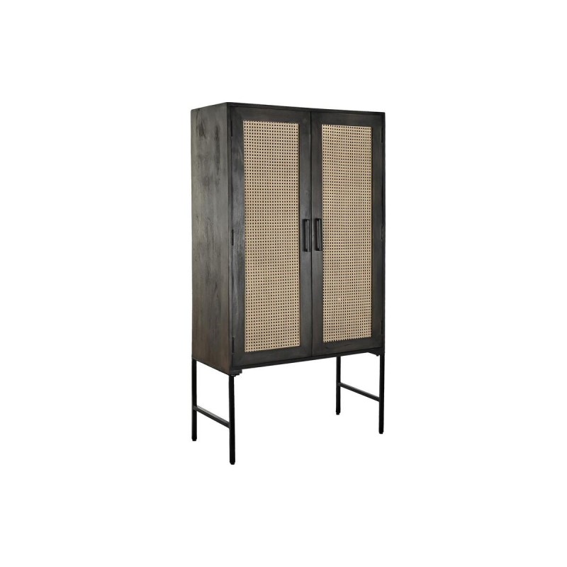 Credenza DKD Home Decor Legno Legno di mango Marrone Nero 85 x 40 x 162,5 cm