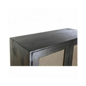 Credenza DKD Home Decor Legno Legno di mango Marrone Nero 85 x 40 x 162,5 cm