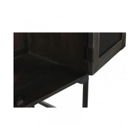 Credenza DKD Home Decor Legno Legno di mango Marrone Nero 85 x 40 x 162,5 cm