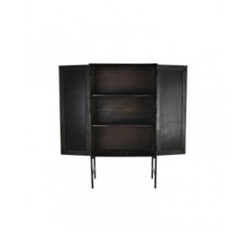 Credenza DKD Home Decor Legno Legno di mango Marrone Nero 85 x 40 x 162,5 cm