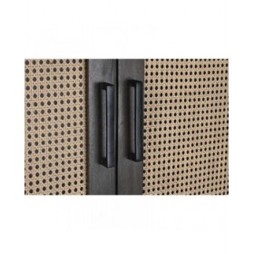 Credenza DKD Home Decor Legno Legno di mango Marrone Nero 85 x 40 x 162,5 cm