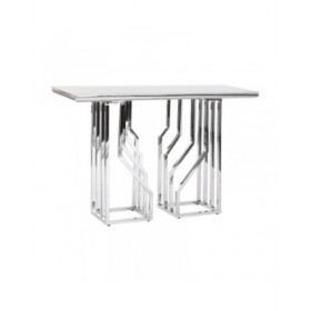 Ingresso DKD Home Decor Bianco Argentato 120 x 40 x 78 cm