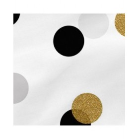 Federa HappyFriday Blanc Golden Dots Multicolore 45 x 110 cm
