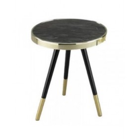 Tavolo aggiuntivo DKD Home Decor Cristallo Acciaio (42,5 x 42,5 x 48 cm)