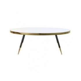 Tavolino da Caffè DKD Home Decor Specchio Acciaio (110 x 50 x 41,5 cm)