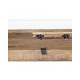 Stand Espositore DKD Home Decor 110 x 45 x 200 cm Cristallo Alluminio Legno di mango