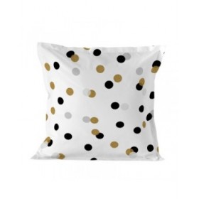 Fodera per cuscino HappyFriday Blanc Golden Dots Multicolore 60 x 60 cm