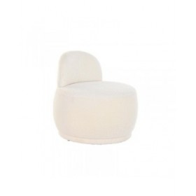 Poltrona DKD Home Decor Bianco 66 x 66 x 66 cm